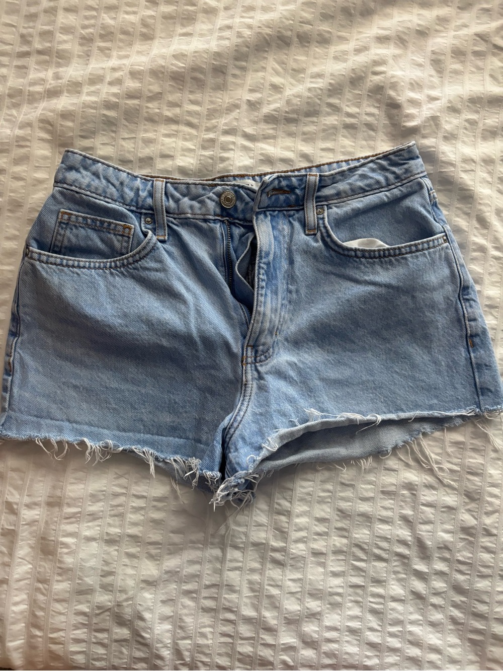 Forever 21 Light Blue Denim Jean Shorts